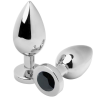 Metalhard anal plug diamond negro small 5.71cm - 1
