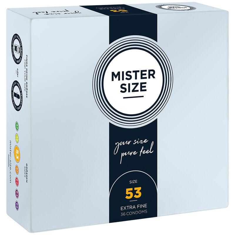 Mister size - preservativos talla m 53 mm (36 unidades) Mister size - preservativos talla m 53 mm (36 unidades)