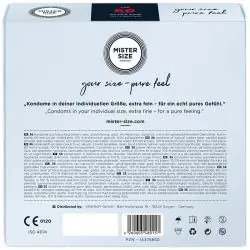 Mister size - preservativos talla xl 60 mm (36 unidades)