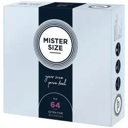 Mister size - preservativos talla xxl 64 mm (36 unidades)