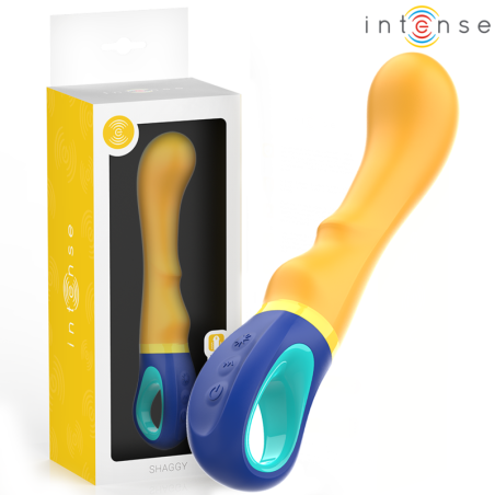 Intense - shaggy vibrador punto-g amarillo - 1