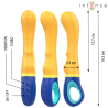 Intense - shaggy vibrador punto-g amarillo - 2