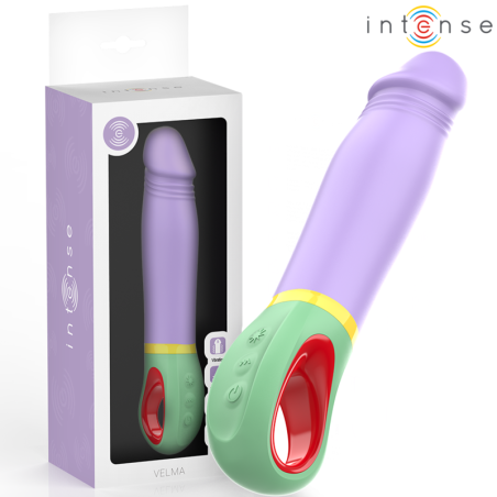 Intense - velma vibrador clásico morado - 1