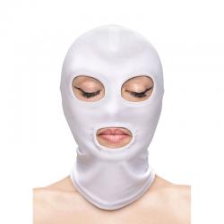 Ns novelties - fetish & fashion pasamontañas aperutra de ojos y boca nylon blanco