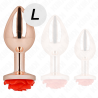 Kink - plug anal oro rosado rosa roja l - 1