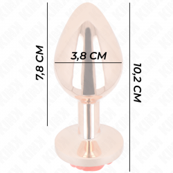 Kink - plug anal oro rosado rosa roja l
