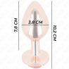 Kink - plug anal oro rosado rosa roja l - 4