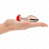 Kink - plug anal oro rosado rosa roja m - 3