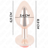 Kink - plug anal oro rosado rosa roja m - 4