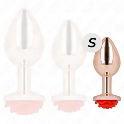 Kink - plug anal oro rosado rosa roja s