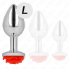 Kink - plug anal rosa roja talla l - 1
