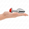 Kink - plug anal rosa roja talla l - 3