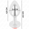 Kink - plug anal rosa roja talla m - 4