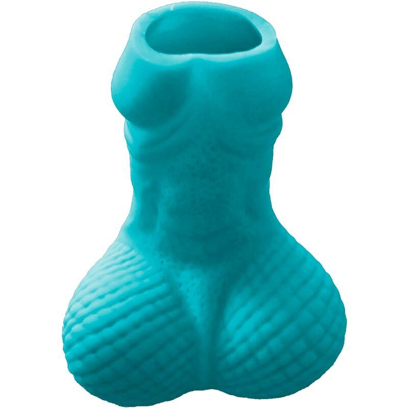 Diablo picante - vaso de chupito pene azul Diablo picante - vaso de chupito pene azul