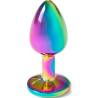 Secret play - metal butt plug multicolor talla s 7 cm - 1