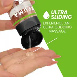 Bruma - aceite de masaje premium efecto calor sabor sandía 3 en 1 - 100 ml