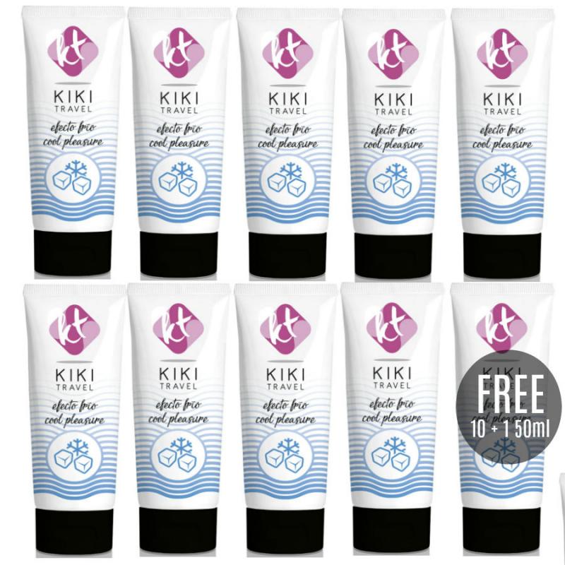 Kikí travel - gel deslizante efecto frío intensificador 50 ml 10 + 1 gratis Kikí travel - gel deslizante efecto frío intensificador 50 ml 10 + 1 gratis