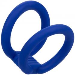 Calexotics - admiral jaula doble para pene azul