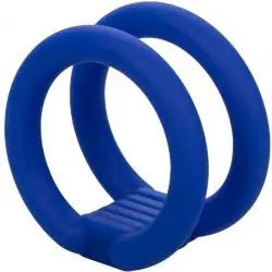 Calexotics - admiral jaula doble para pene azul