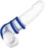 Calexotics - admiral jaula triple para pene azul - 5