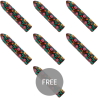 Custom bullets bala recargable skull 10 intensidades 6 + 1 gratis - 1