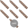 Custom bullets bala recargable leopard 10 intensidades 6 + 1 gratis - 1
