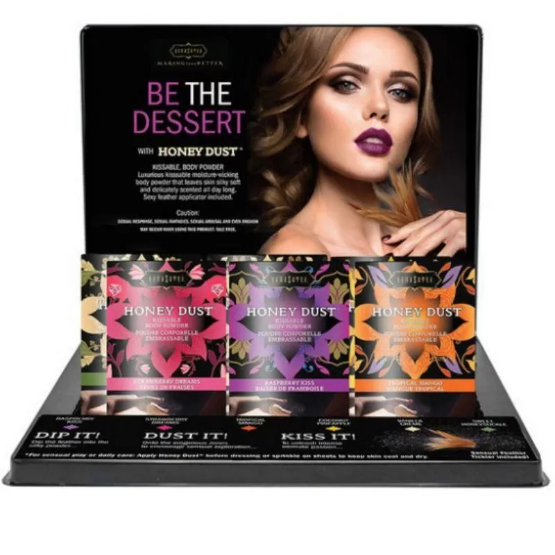 Kamasutra - expositor polvos comestibles honey dust