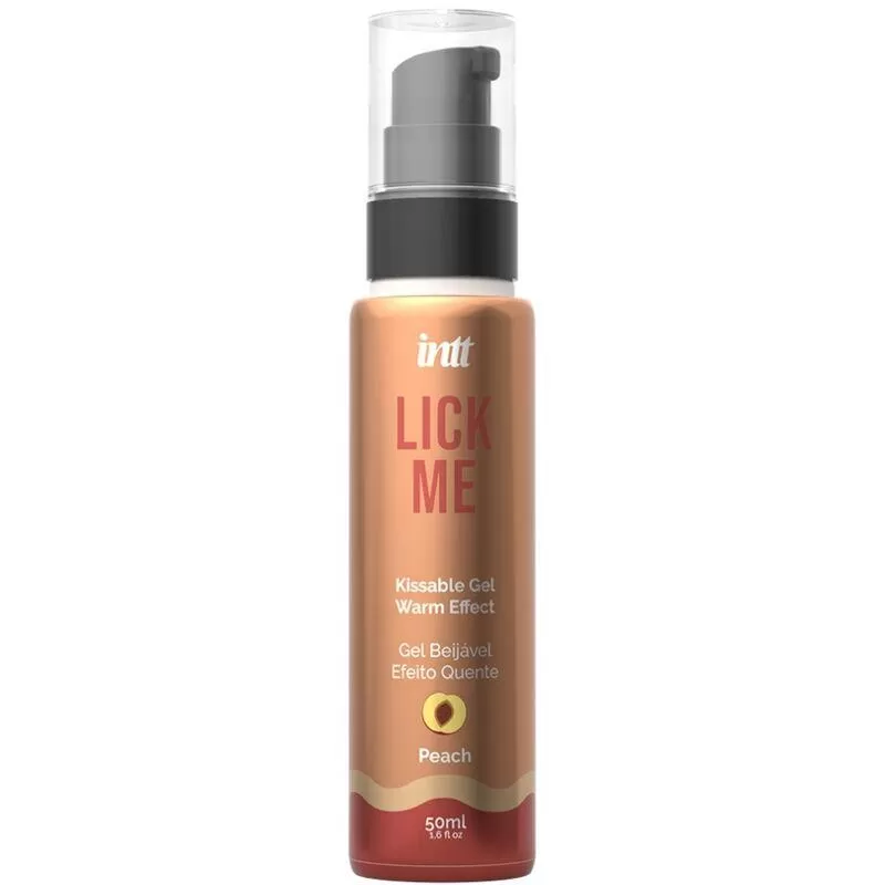 Intt - lick me gel comestible sabor melocotón efecto calor