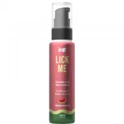 Intt - lick me gel comestible sabor sandia efecto calor