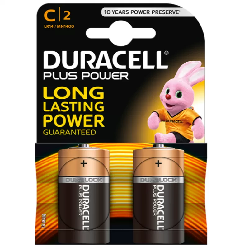Duracell - plus power pila alcalina c lr14 blister 2 unidades Duracell - plus power pila alcalina c lr14 blister 2 unidades