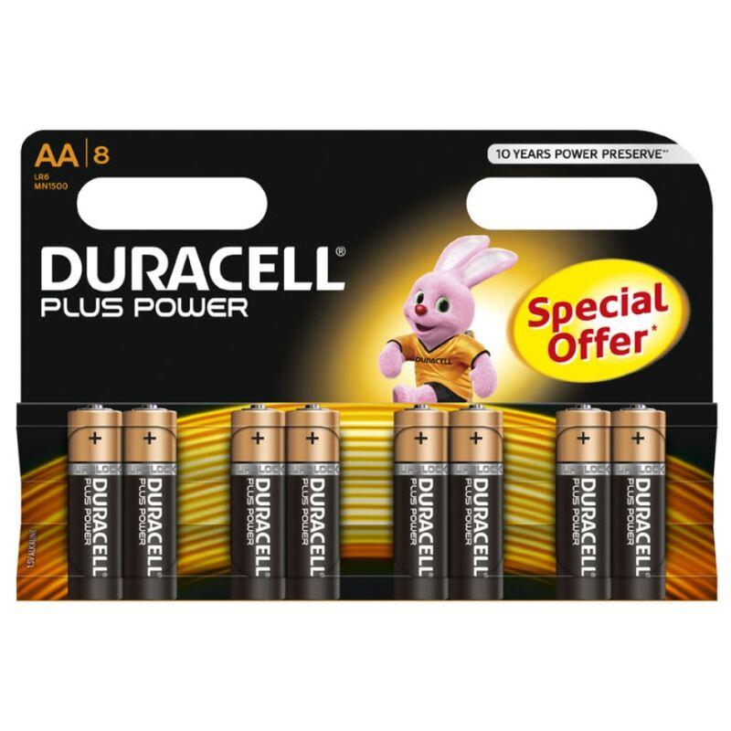 Duracell - plus power pila alcalina aa lr6 blister*8 Duracell - plus power pila alcalina aa lr6 blister*8