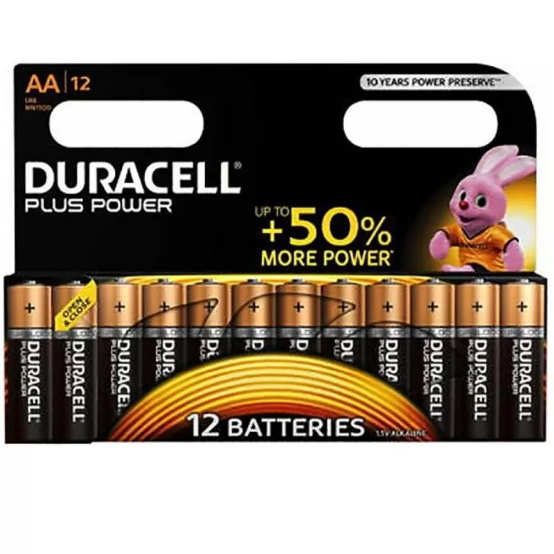 Duracell - plus power pila alcalina aa lr6 blister*12 Duracell - plus power pila alcalina aa lr6 blister*12