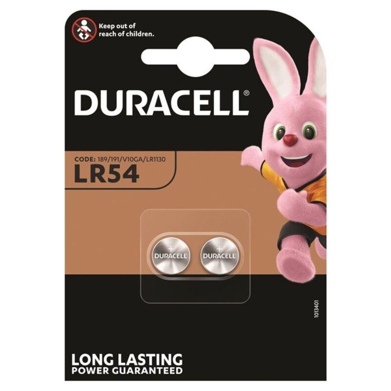 Duracell - pila boton alcalina lr54 lr1130 ag10 1,5v blister*2 Duracell - pila boton alcalina lr54 lr1130 ag10 1,5v blister*2