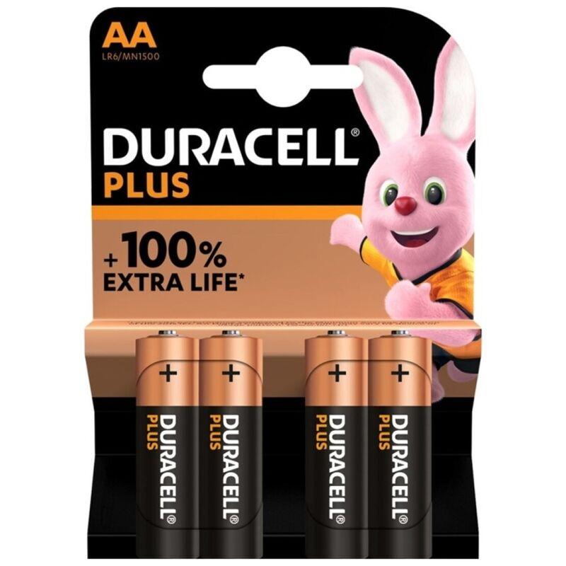 Duracell - plus power 100 pila alcalina aa lr6 blister*4 Duracell - plus power 100 pila alcalina aa lr6 blister*4