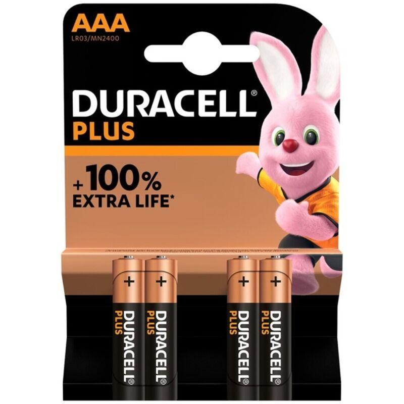 Duracell - plus power 100 pila alcalina aaa lr03 blister*4 Duracell - plus power 100 pila alcalina aaa lr03 blister*4