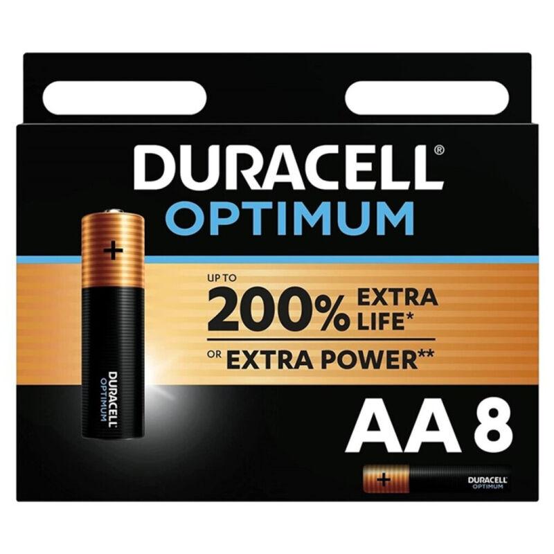 Duracell - optimum 200 pila alcalina aa lr6 blister*8 Duracell - optimum 200 pila alcalina aa lr6 blister*8