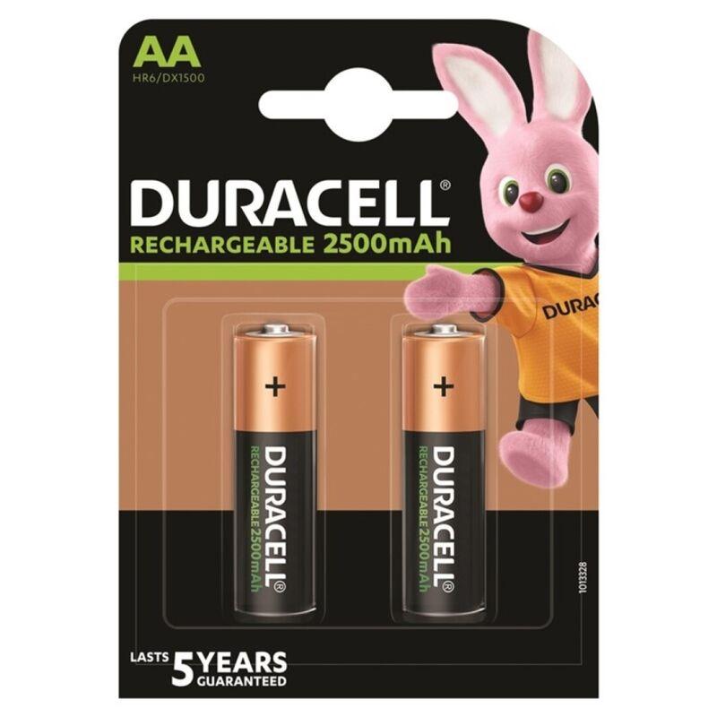 Duracell - pila recargable hr6 aa 2500mah blister*2 Duracell - pila recargable hr6 aa 2500mah blister*2