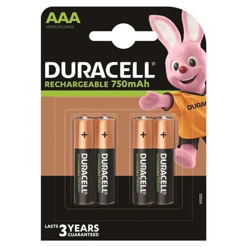Duracell - pila recargable hr03 aaa 750mah blister*4 Duracell - pila recargable hr03 aaa 750mah blister*4