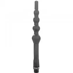 All black beaded ducha anal silicona 27cm