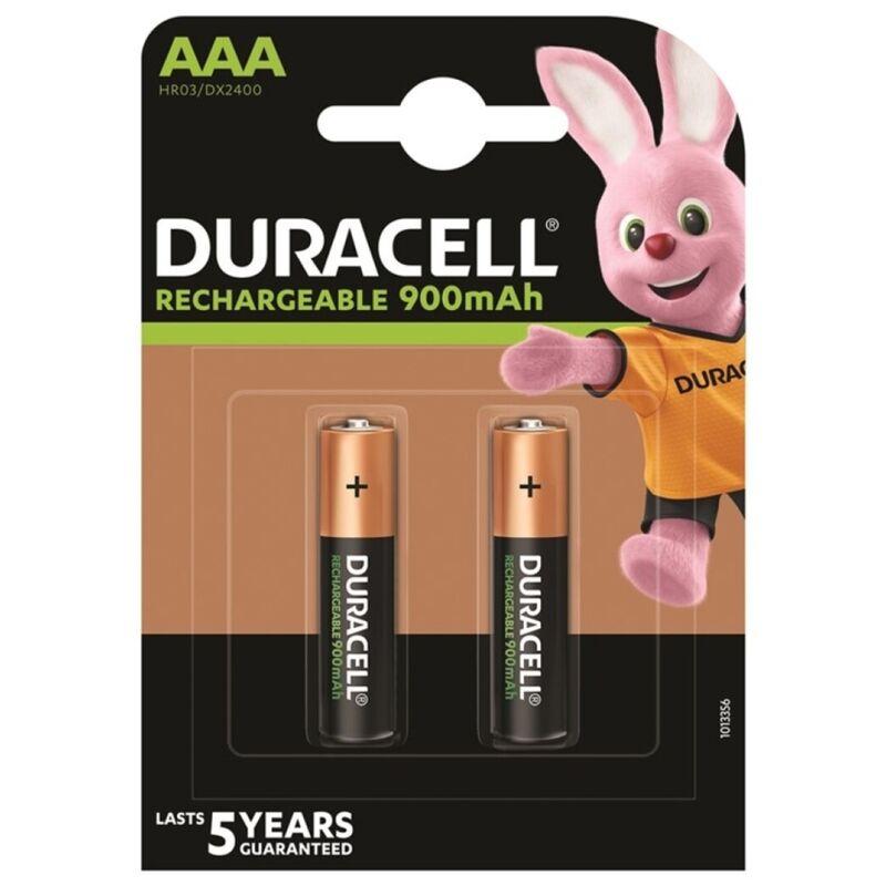 Duracell - pila recargable hr03 aaa 900mah blister*2 Duracell - pila recargable hr03 aaa 900mah blister*2