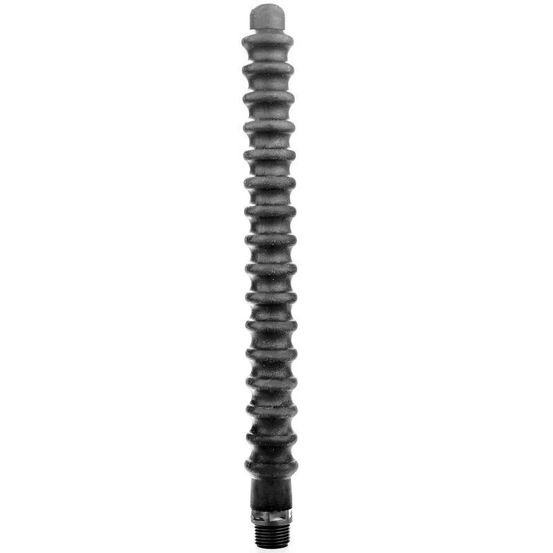 All black mega ripple ducha anal silicona 28.5cm