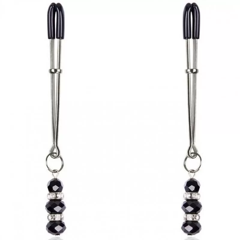 Ohmama fetish - pinzas pezones con piedrecitas cristal