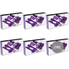 Experience bdsm fetish kit serie purple 5+1 gratis - 1