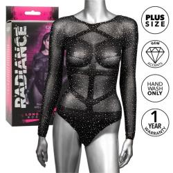 Calexotics - radiance body de manga larga pedrería talla grande