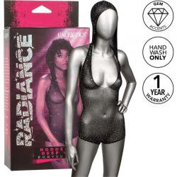 Calexotics - radiance body con capucha y escote en v pronunciado