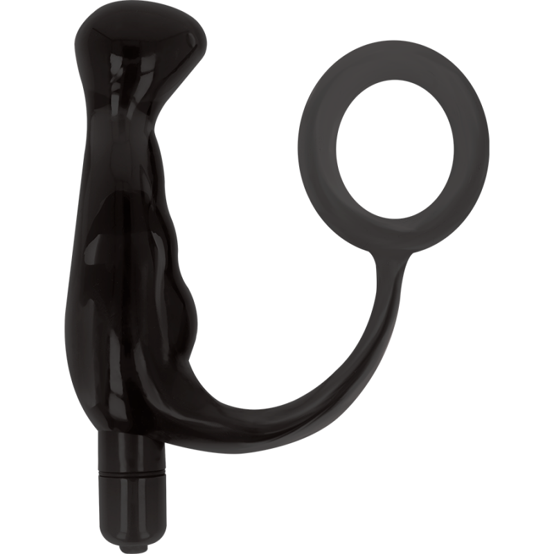 Addicted toys vibrador prostático negro 10 cm