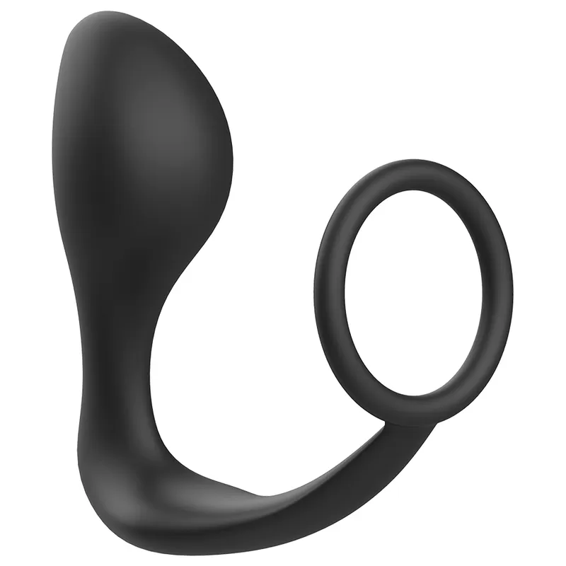 Addicted toys plug anal con anillo silicona negro Addicted toys plug anal con anillo silicona negro