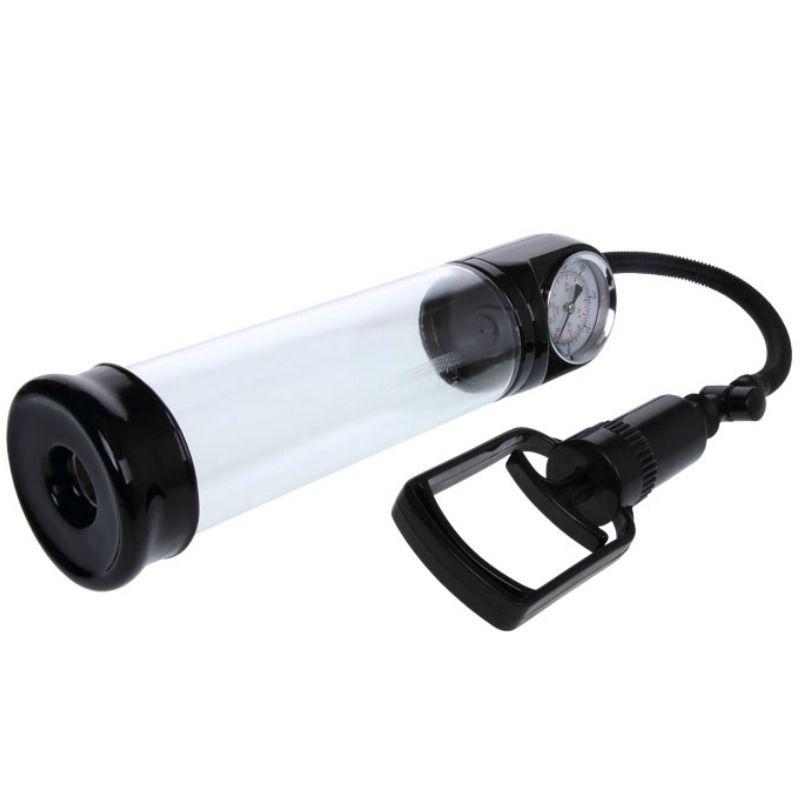 Bomba de ereccion manometro con tirador de dedo Bomba de ereccion manometro con tirador de dedo
