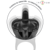 Intense - mabel anillo vibrador 10 vibraciones con estimulador de clítoris negro - 2