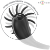 Intense - mabel anillo vibrador 10 vibraciones con estimulador de clítoris negro - 3